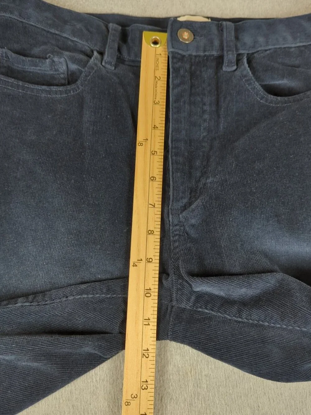 Flint and Tinder Corduroy Pants Men's 31x30 Blue Tapered Fit Stretch